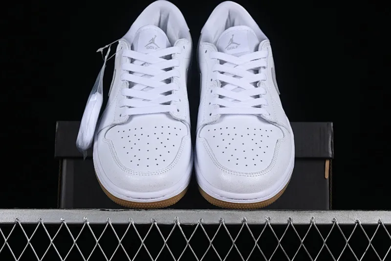All categories Air Jordan Jordan series basketball shoes Air Jordan 1 Low Z version Air Jordan 1 Low Golf J1 Joe 1 new golf version Raw rubber white DD9315-111